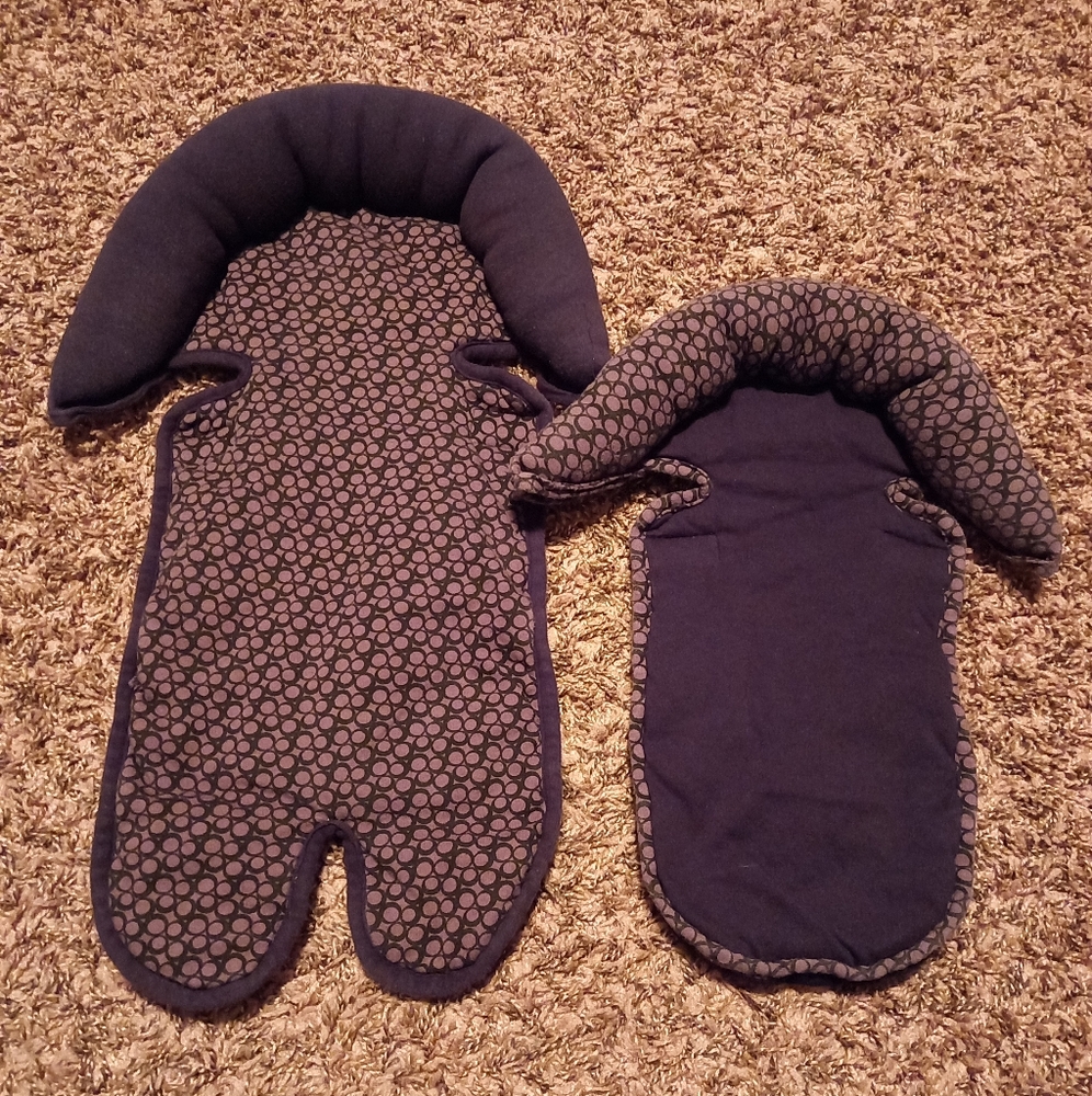 BabiesRUs Car Seat / Stroller 2 Piece Head Support Inserts